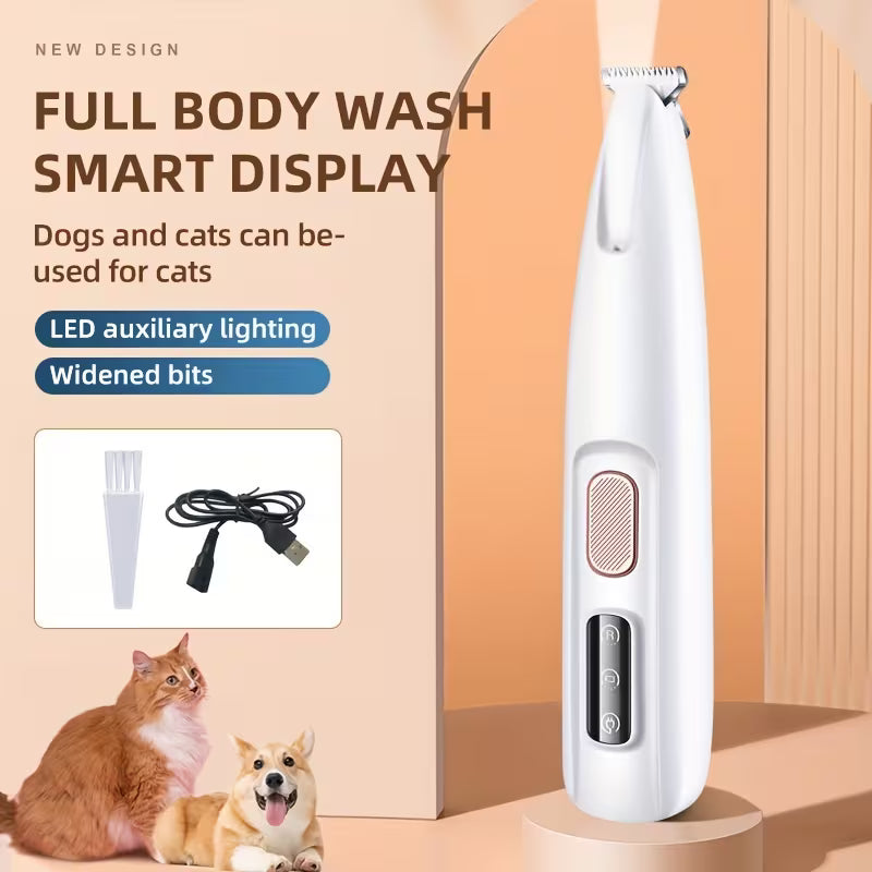 SoftWhisk PawTrim Pro - Rechargeable Pet Paw Trimmer