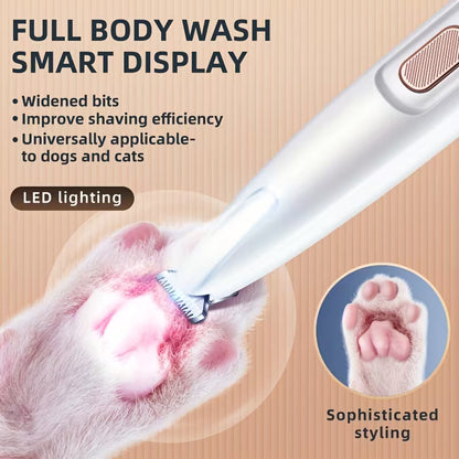 SoftWhisk PawTrim Pro - Rechargeable Pet Paw Trimmer